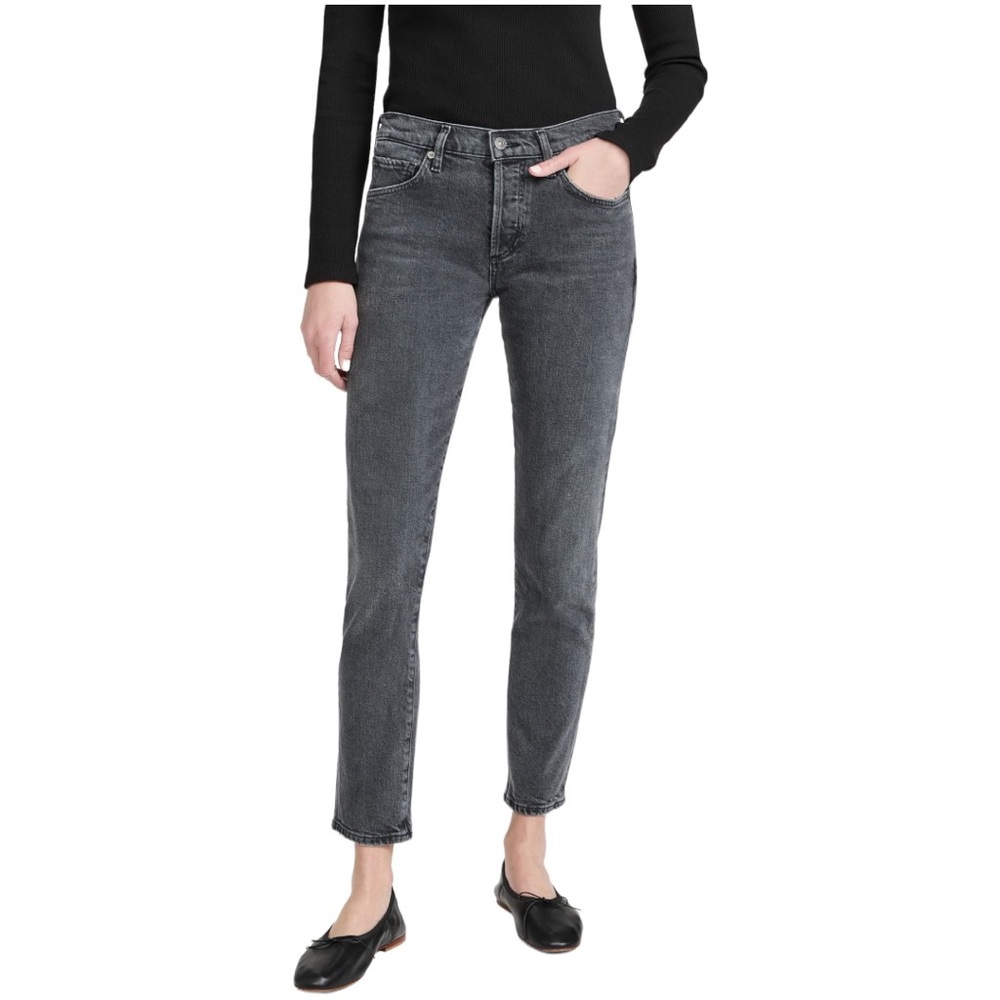Citizens of Humanity Gray Emerson Slim Boyfriend Jeans Nikita 26